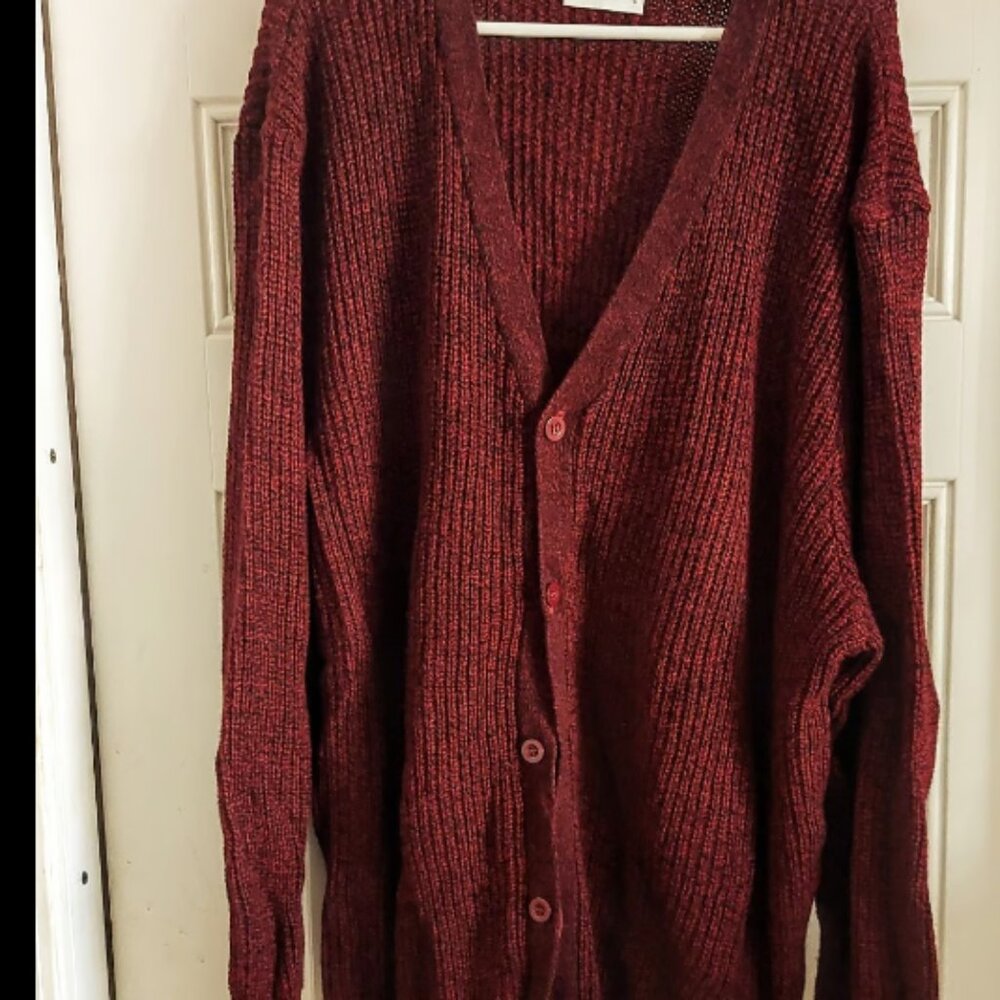 KING SIZE 4XL Light Cardigan V Neck Sweater